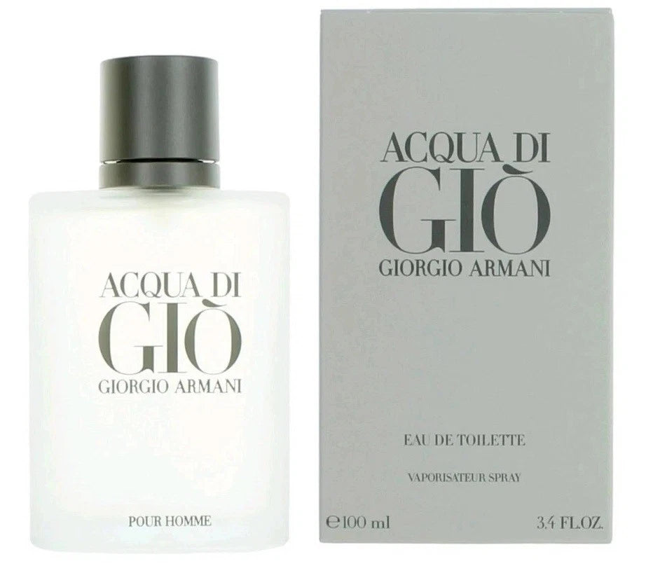 Giorgio Armani Acqua Di Gio Eau de Toilette for Men 3.4 oz / 100ml Authentic Luxury Fragrance